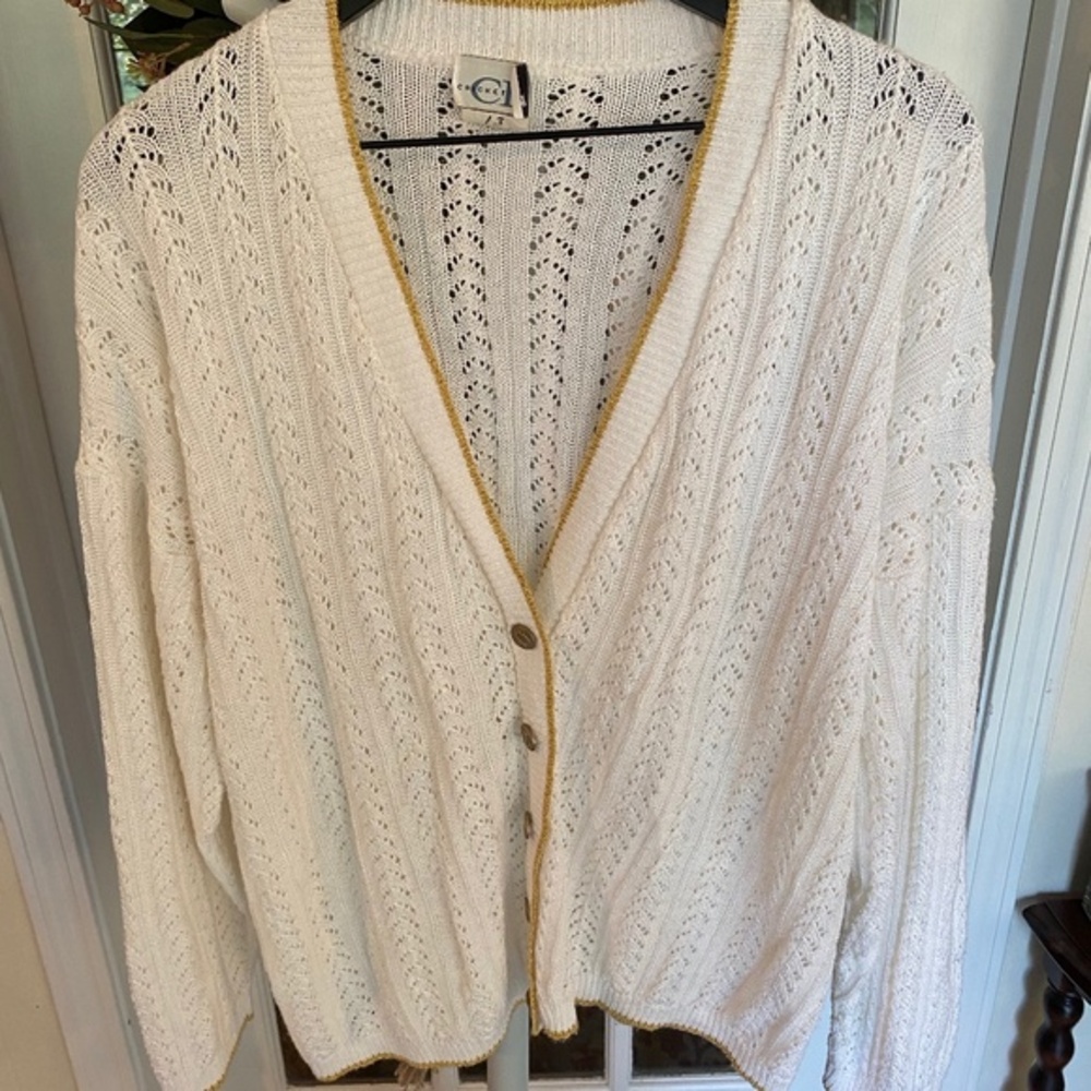 Vintage Cricket Lane Sweater Cardigan M/L